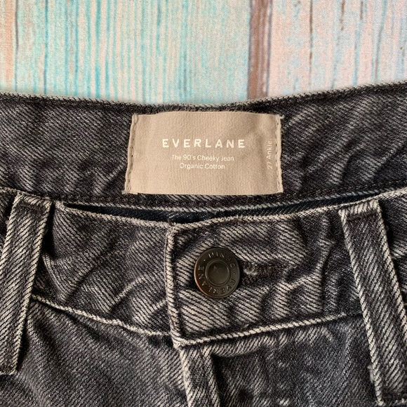 Everlane the cheeky 90s ankle washed black color - Picture 5 of 14